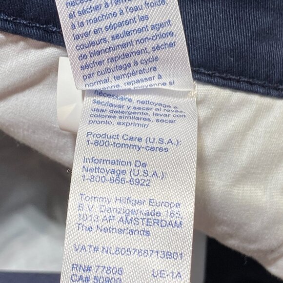 TOMMY HILFIGER Boys' Solid Chino Pants Size 16 Elastic adjustable waist - Picture 8 of 10